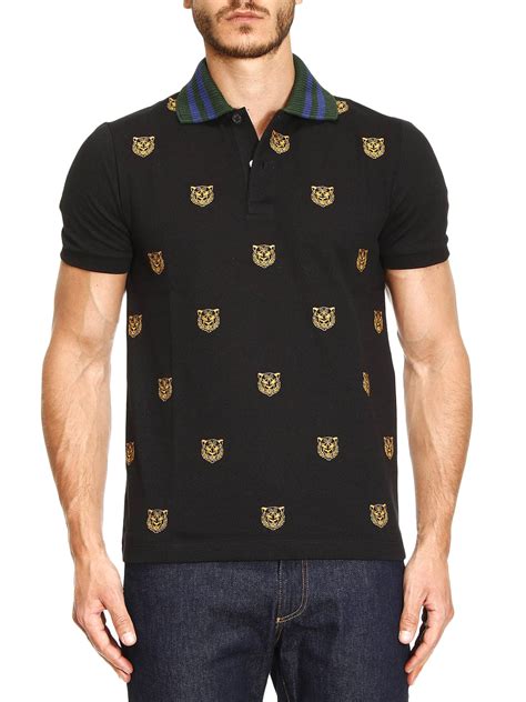 gucci tiger clothes|gucci tiger embroidered polo shirt.